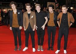 Harry Styles, Louis Tomlinson, Niall Horan, ZaynMalik y Liam Payne de One Direction. Foto:EFE