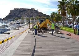 Trabajos realizados en el puerto.:: Ayto. Águilas