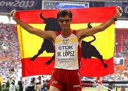 López celebra su bronce en los mundiales de Moscú. | Efe/Alberto Estévez