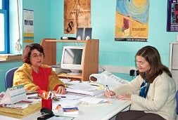 Responsables del Centro de Atención a la Mujer de Águilas. / LV