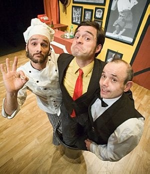 Intérpretes del espectáculo .