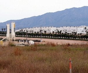La urbanización Condado de Alhama, de Polaris World, la semana pasada. ::                             PACO ALONSO / AGM