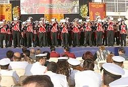 Una de las bandas, en plena actuación. ::                             AYTO.