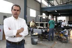 El propietario de la empresa, José Antonio Martínez. ::                             M.BUESO