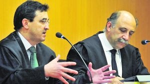 Fernando Mateo, ayer, durante su declaración ante el juzgado de instrucción. :: Foto: V. Vicéns/AGM | Vídeo: laverdad.es