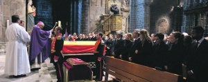 Concordia. Momento del funeral celebrado en la seo abulense.