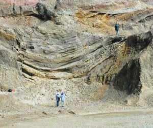 Las dunas eólicas descubiertas en Zaragoza.