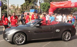 Grupo Huertas acerca Infiniti a los participantes del cross de ENAE