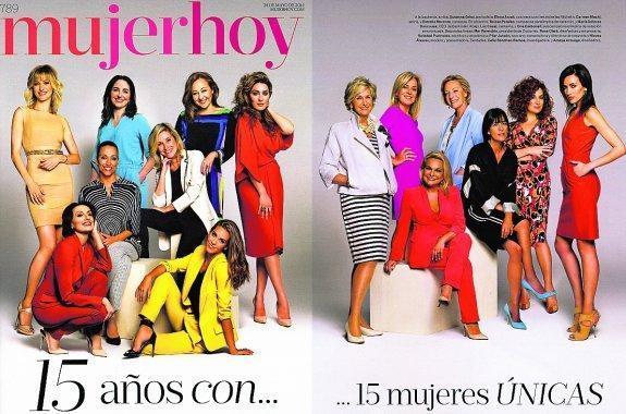 Éxito en femenino. Las historias de 15 mujeres de reconocido prestigio en sus ámbitos profesionales conforman la portada doble del número especial que se publica mañana.