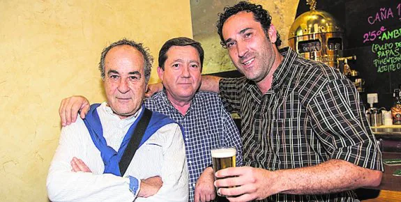 Bruno Devesa, Pepe Castellini y Jesualdo Lisón