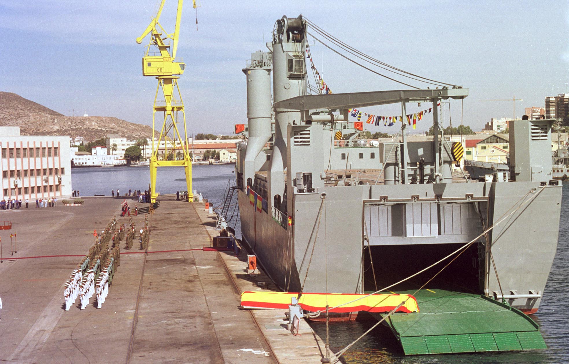 Imagen de archivo de la ceremonia de la botadura de 'El Camino Español'