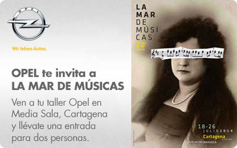 Opel Cartagena se suma a La Mar de Músicas