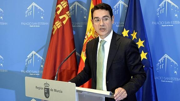 José Gabriel Ruiz, durante la rueda de prensa posterior al Consejo de Gobierno del viernes pasado. 