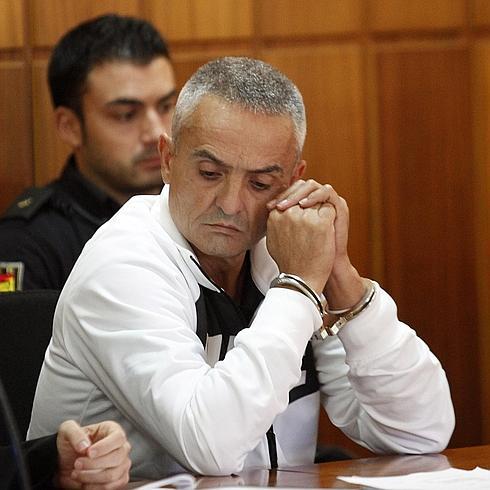 Miguel Ángel G. P., durante el juicio, este lunes en la Audiencia Provincial de Murcia.