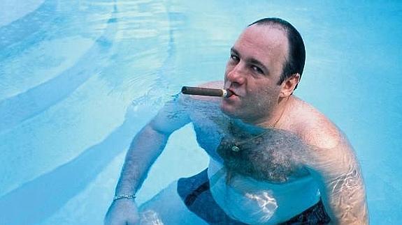 James Gandolfini en una imagen de la serie 'Los soprano'. 