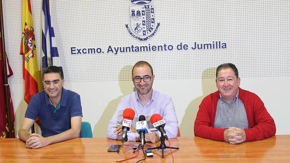 Juan Mateo, Juan Manuel Abellán y José Antonio Carrillo. 