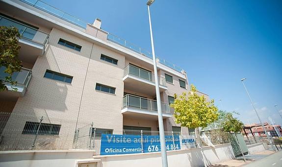 El edificio 'Hacienda de Sangonera', en el Camino del Palmeral, es el primero que se incluye dentro el Plan de Vivienda Accesible. 