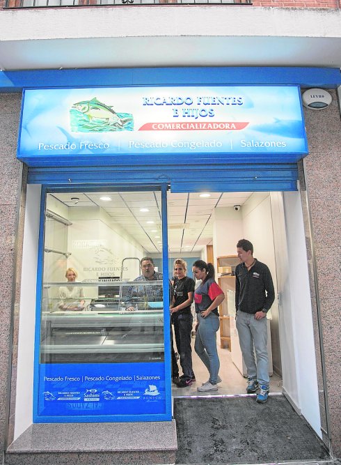 La tienda de salazones que abre hoy en la calle Canales. 
