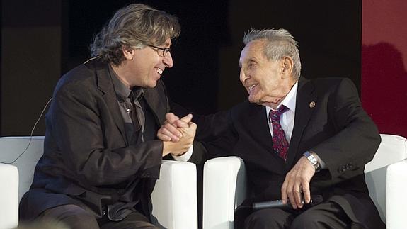 David Trueba y Juan Carrión.