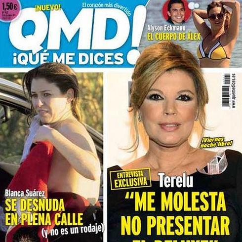 Blanca Suárez desnuda en plena calle