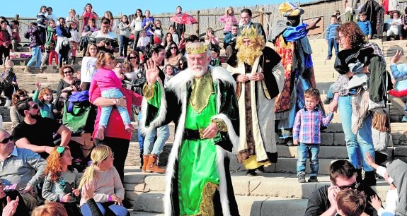 Los Reyes Magos de Oriente fueron los ilustres invitados de esta entrañable celebración.
