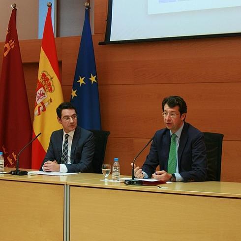 Presentación de los datos durante la rueda de prensa de Consejo de Gobierno.