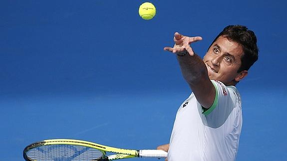 Nico Almagro durante un partido.