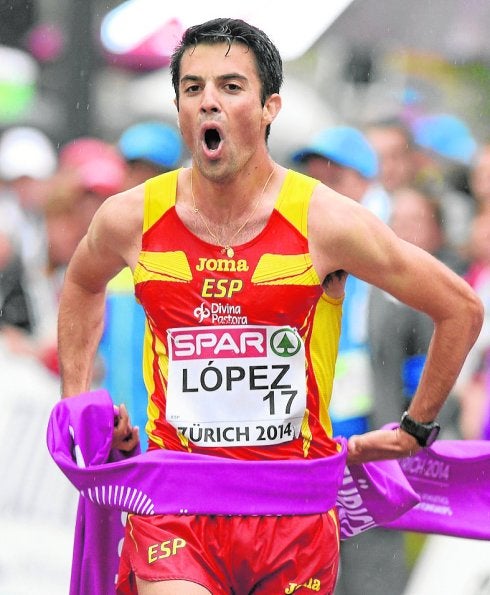 Miguel Ángel, el día que ganó el oro en el Europeo. 