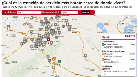 ¿Cuál es la gasolinera más barata cerca de ti?