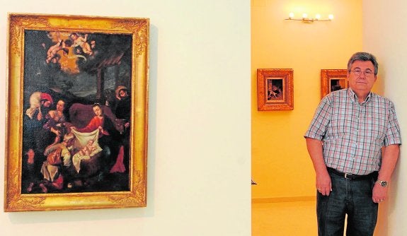 Alfonso Ortega, en la fundación de Cehegín que lleva su nombre. 