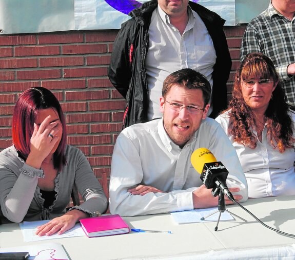 Fernando Miñana, ayer durante la rueda de prensa. 