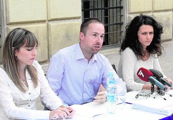 Cristina Salvatierra, José Mateos y Nayara Sánchez.