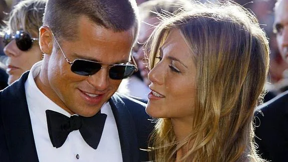 Brad Pitt y Jennifer Aniston. 