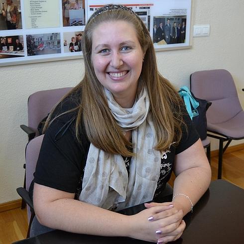 Diana Rubio Calero, durante la celebración de las Jornadas de Protocolo en Yecla.