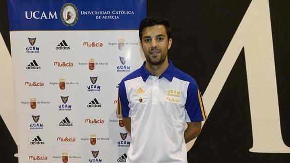 El atleta de la pedanía murciana de Llano de Brujas en el UCAM Sports Center.