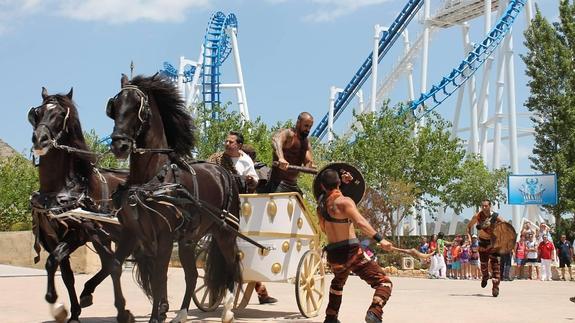 Espectáculo de 'Hércules' en Terra Mítica. 