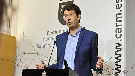 Juan Carlos Ruiz, el pasado 2 de junio, tras presentar su dimisión como consejero. 