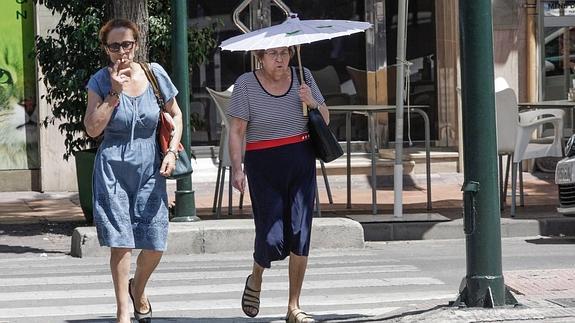 Altas temperaturas y calor en Murcia durante la jornada del domingo 28 de Junio. 