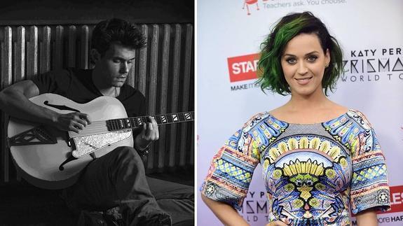 John Mayer y Katy Perry. 