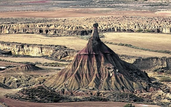 Bardenas Reales, localización de Tudela para el rodaje de la sexta temporada. 