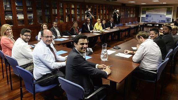 Grupo de trabajo para el 20D constituido este martes por el PP de la Región.