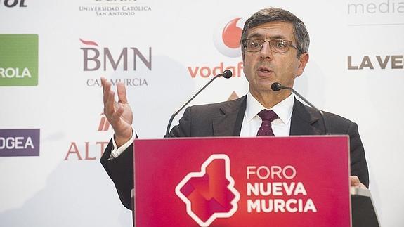 Francisco Román, presidente de Vodafone España, este martes en Foro Nueva Murcia. 