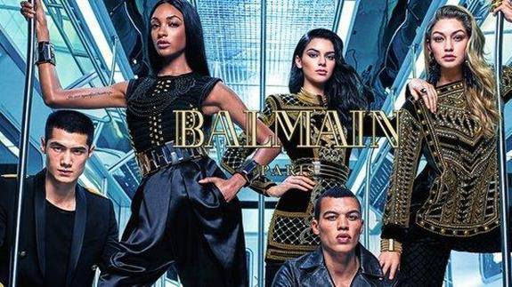 H&M lanza su colección de Balmain y el tráfico bloquea su sitio web
