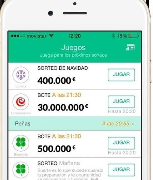 App que permite comprar décimos de la Lotería de Navidad