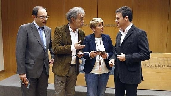 Pascual Martínez, Pedro Cano, Noelia Arroyo y Pedro Molina. 