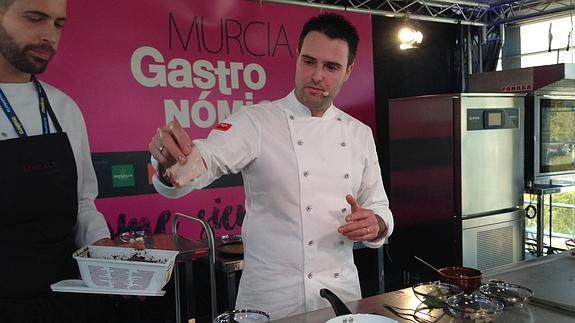 Fran Martínez, chef con una estrella Michelin, hoy en Murcia Gastronómica. 