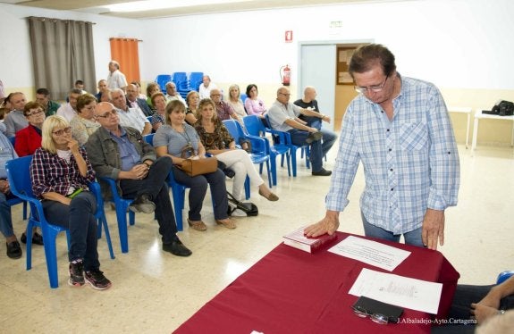Constitución de la Junta de El Algar, hace un mes. 