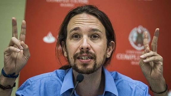 Pablo Iglesias, candidato de Podemos a la presidencia del Gobierno.