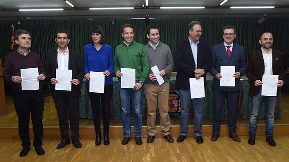 Ocho de los diputados electos por la Región de Murcia en las elecciones del 20-D. 