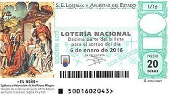 Décimo del Sorteo del Niño 2016